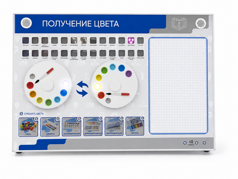 Интерактивный электрифицированный стенд «Получение цвета»