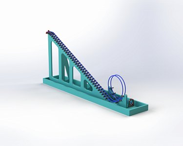 Демонстрационный экспонат «Центробежная сила или мёртвая петля»